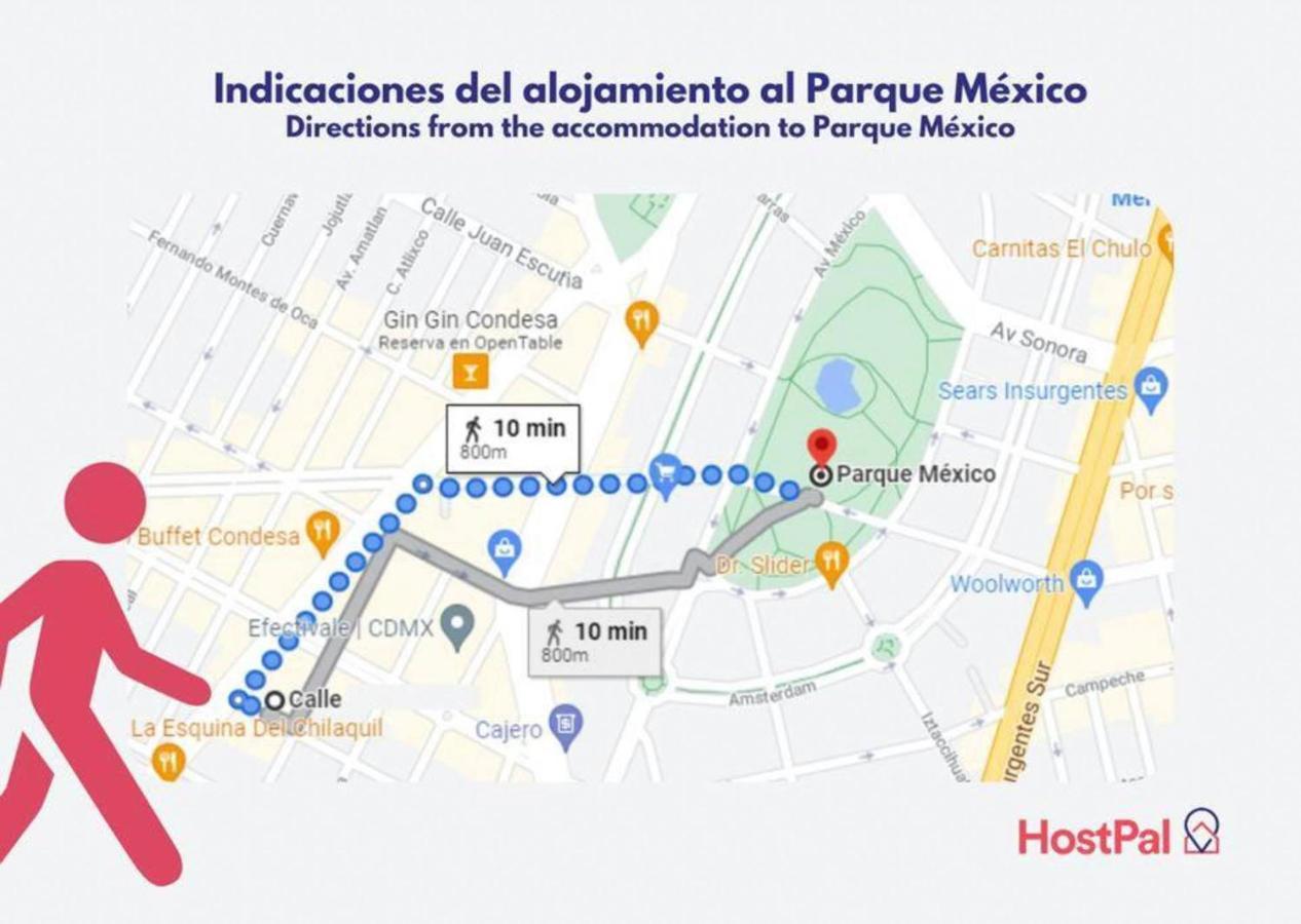 דירות מקסיקו סיטי Casa Carmelia La Condesa מראה חיצוני תמונה